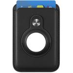 MagSafe Card Wallet with Built-in AirTag Pocket - Black, fit 2-3 cards, Compatible for iPhone 16/15/14/13/12 Series