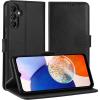 Galaxy A55 5G (2024) Flip Wallet Case - Black 3 Card Slots - Cash Compartment - Magnetic Clip