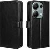 Xiaomi Redmi Note 13 Pro 5G (2024) Flip Wallet Case - Black 3 Card Slots - Cash Compartment - Magnetic Clip Xiaomi Redmi Note 13 Pro 5G (2024) Flip Wallet Case - Black 3 Card Slots - Cash Compartment - Magnetic Clip