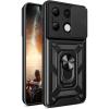 Xiaomi Redmi Note 13 5G (2024) Rugged Kickstand Case - Black with Camera Cover Protection Xiaomi Redmi Note 13 5G (2024) Rugged Kickstand Case - Black with Camera Cover Protection