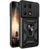 Xiaomi Redmi Note 13 Pro 5G (2024) Rugged Kickstand Case - Black with Camera Cover Protection Xiaomi Redmi Note 13 Pro 5G (2024) Rugged Kickstand Case - Black with Camera Cover Protection
