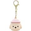 Silicone Protective Key Ring Case for Airtag (2nd Gen/1 Gen) - White Teddy Lightweight