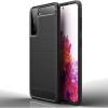 Galaxy S21 Carbon Fibre Rugged Case - Black Ultra Slim - Anti-Stretch - Soft TPU Protective Shell Cover Galaxy S21 Carbon Fibre Rugged Case - Black Ultra Slim - Anti-Stretch - Soft TPU Protective Shell Cover