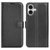 iPhone 17 (6.3") Flip Wallet Case - Black 3 Card Slots - Cash Compartment - Magnetic Clip