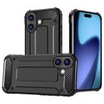 iPhone 17 (6.3") Rugged Case - Black Tough - Dual Layer Protection