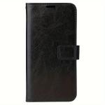Galaxy S25 FE (2025) Flip Wallet Case - Black 3 Card Slots - Cash Compartment - Magnetic Clip