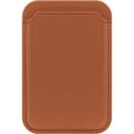 MagSafe Wallet Card Holder - Brown - Fit 2-3 cards - Compatible for iPhone 17/16/15/14/13/12 Series - Durable Microtwill Material