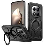 Xiaomi Redmi Note 15 Pro 5G Kickstand Rugged Case - Black 360° Rotate Ring