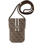Guess GUOWBP4RPSW Guess 4G Printed Stripes Phone Bag w/Cord Strap - Brown