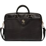 Guess GUCB15ZPGSTEGK Guess Grained PU  Laptop Bag 15/16-inch - Black/4G Logo