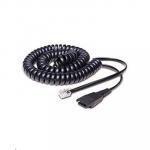 Jabra 8800-01-06 Cord  QD to RJ9 2m Curly