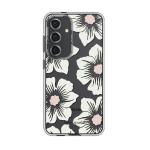 Kate Spade New York Galaxy S24 5G Protective Hardshell Case - Hollyhock Clear / Cream