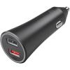 Xiaomi Mi 37W Dual-Port Fast Charging Car Charger - Black Matte Single Port Max 27W Output - Multiple protections - Streamlined - LED Indicator