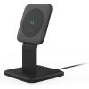 Mophie Snap+ 15W Wireless Charging Stand - Black, Up to 15W Fast Charge, Charging in Portrait or Landscape Mode, Compatible with Apple MagSafe Charging, Snap Adapter Included for non-magsafe devices. Includes Wall Charger