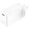 Mophie Essential 30W USB-C PD Wall Charger - White, Compact Size - Up to 30W Fast Charging Apple iPhones / Samsung Smart Phones / Solid Construction