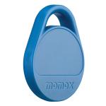 Momax Pinpop Lite Apple Find My Bluetooth Tracker - Blue - Apple Find My Certified, Precise Real-time Tracking, Accurate Tracking With Two-Way Alarm System, Built-in Buzzer, Easily Hang To Your Personal Belongings