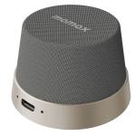 Momax 2 in 1 Magnetic Portable True Wireless Speaker Phone Stand - Titanium - IPX6 Water Resistant, Magnetic & Compact Attachment Design, Fit For iPhones with Magsafe or Magnetic Phone Cases, Double as a Phone Stand