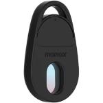Momax Pinguard Apple Find My Bluetooth Tracker with Anti-Spy Camera Detector - Black - Apple Find My Certified - Hidden Camera Finder With Red Light - Built-in USB-C port for charging- Features emergency two-way alarm on device