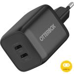 OtterBox 78-81342 Standard EU Wall Charger 65W GaN - 1X USB-C 45W + 1X USB-C 20W USB-PD Black