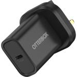 OtterBox 78-81344 Standard UK Wall Charger - 1X USB-C 20W USB-PD Black