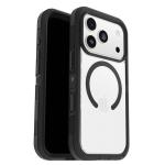 OtterBox iPhone 17 Pro (6.3") Defender Pro XT Series Phone Case - Black/Clear Shockproof - Drop Proof - Ultra-Rugged - 5X Tested to Military Standard