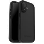 OtterBox iPhone 17 Fre with Camera Control Phone Case - Black Waterproof (IP68) - Shockproof - Dirt Proof - Sleek & Slim Protetive Case with Built in Screen Protector - 5X Tested to Military Standard