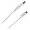 PUDNEY P1128 USB 2.0 - 480Mbps USB-C to USB-B Cable - 2m - White Data & Charge - PVC
