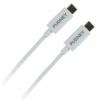 PUDNEY P1127 USB 3.1 - 10Gbps USB-C Cable - 1m - White Data & Charge - PVC