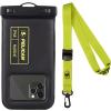 Pelican PP044508 Marine Waterproof Floating Pouch - Black / Lime Green IP68 rated for underwater submersion