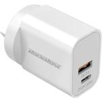 RockRose Casa AC MAX 30W PD & QC 3.0 USB-C AC Wall Charger USB-C & USB-A Dual Port