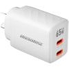 RockRose Casa II G65 - 65W PD,  Dual USB-C Port 65W USB-C AC Wall Charger