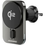RockRose Magdrive Pro Max Qi2 Certified 15W Magnetic Wireless Car Charger for iPhone MagSafe