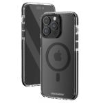 RockRose iPhone 16 ( 6.1") Magcase Pro Ultra Durable Phone Case - MagSafe Compatible with Premium German Bayer TPU with Clear PC Back- Outer PC Protective Frame & Metal Casing Protection for Camera & Button