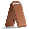 SATECHI Magnetic Wallet Stand for iPhone ( Brown  )