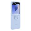 Samsung Galaxy Z Flip7 FE/Flip6 Silicone Case with Ring Blue Samsung Galaxy Z Flip7 FE/Flip6 Silicone Case with Ring Blue