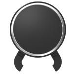 Samsung Qi2 15W Fast Wireless Charging Magnetic Car Charger - Black Max 15W Fast Wireless Charging - Compatible with Galaxy Phone with Magnetic Case - iPhone 12 & Later Model