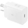 Samsung 25W USB-C PD Fast Charging GaN Wall Charger - White, Super Fast Charge Galaxy S25/S24, Fold6, Flip6, S23, S22, Galaxy A Series, Support iPhone PD Fast Charging