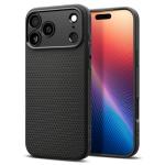 Spigen iPhone 17 Pro Max (6.9") Liquid Air Case - Matte Black Slim - Form-fitted - Lightweight - Premium Matt TPU Case - Easy Grip Design