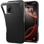 Spigen iPhone 17 Pro (6.3") Liquid Air Case - Matte Black Slim - Form-fitted - Lightweight - Premium Matt TPU Case - Easy Grip Design