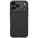 Spigen iPhone 17 Pro (6.3") Liquid Air Case - Matte Black Slim - Form-fitted - Lightweight - Premium Matt TPU Case - Easy Grip Design