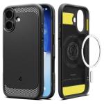 Spigen iPhone 17 (6.3") Rugged Armor MagFit Case - Black MagFit - DROP-TESTED MILITARY GRADE - Ultimate Protection - Rugged Design with Matte Finish - Air Cushion Technology
