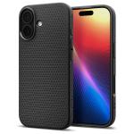Spigen iPhone 17 (6.3") Liquid Air Case - Matte Black Slim - Form-fitted - Lightweight - Premium Matt TPU Case - Easy Grip Design