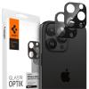 Spigen iPhone 16 Pro Max/16 Pro & 15 Pro Max/15 Pro Premium Tempered Camera Lens Protector - 2 Pack, Black