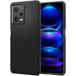 Spigen Xiaomi Redmi Note 12 Pro Liquid Air Case - Black Slim - Form-fitted - Lightweight - Premium Matt TPU Case - Easy Grip Design