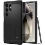 Spigen Galaxy S24 Ultra 5G Tough Armor Case - Black HEAVY DUTY - 3-Layer Extreme Protection - Air Cushion Technology
