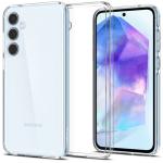 Spigen Galaxy A55 5G (2024) Ultra Hybrid Case - Crystal Clear Certified Military-Grade Protection - Clear Durable Back Panel + TPU Bumper
