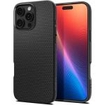Spigen iPhone 16 Pro Max (6.9") Liquid Air Case - Matte Black Slim - Form-fitted - Lightweight - Premium Matt TPU Case - Easy Grip Design