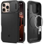 Spigen iPhone 16 Pro Max (6.9") Optik MagFit Case - Black Camera Protection Slide - MagSafe Compatible - Certified Military-Grade Protection - Durable Back Panel + TPU Bumper
