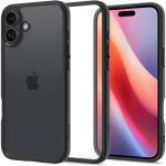 Spigen iPhone 16 Plus (6.7") Ultra Hybrid Case - Clear / Matte Black Certified Military-Grade Protection - Clear Durable Back Panel + TPU Bumper