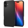 Spigen iPhone 16 (6.1") Liquid Air Case - Matte Black Slim - Form-fitted - Lightweight - Premium Matt TPU Case - Easy Grip Design Spigen iPhone 16 (6.1") Liquid Air Case - Matte Black Slim - Form-fitted - Lightweight - Premium Matt TPU Case - Easy Grip Design